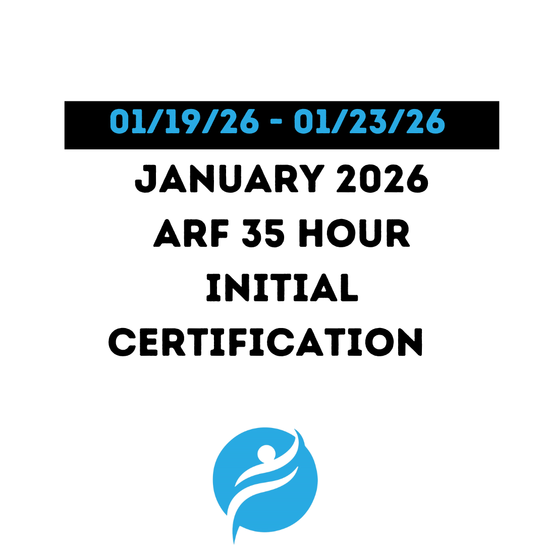 ARF 35 Hour Initial Certification 01/19/26 - 01/23/26 (Zoom Video)