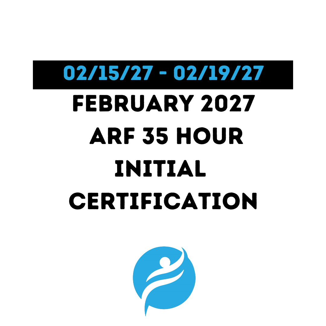 ARF 35 Hour Initial Certification 02/15/26 - 02/19/26 (Zoom Video)
