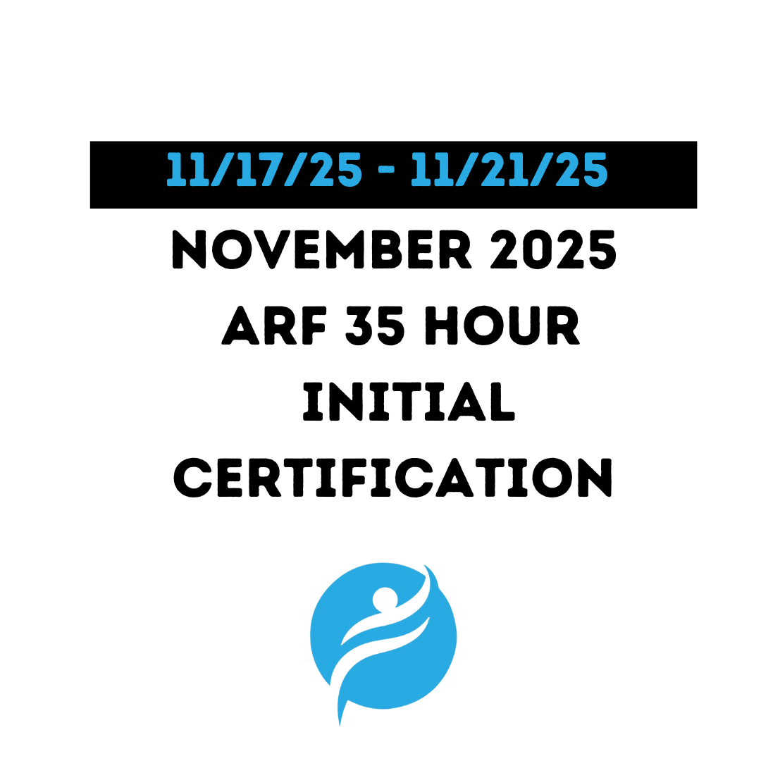 ARF 35 Hour Initial Certification 11/17/25 - 11/21/25 (Zoom Video)
