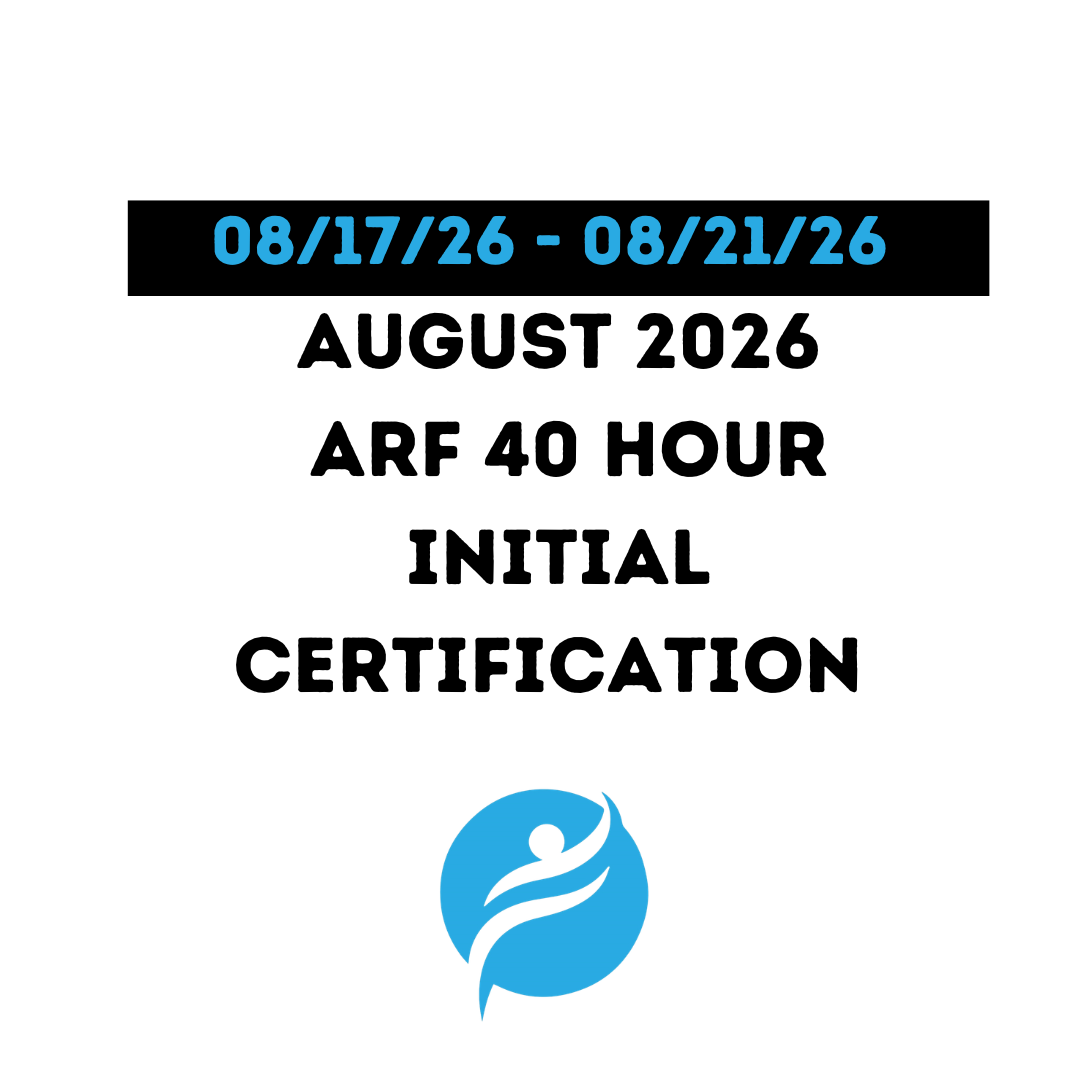 ARF 35 Hour Initial Certification 08/17/26 - 08/21/26 (Zoom Video)