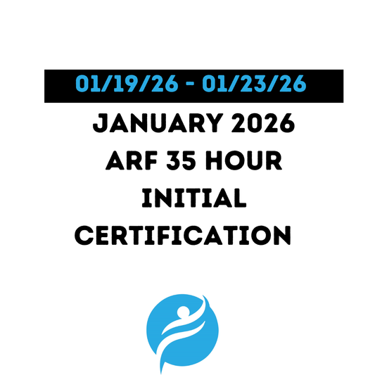 ARF 35 Hour Initial Certification 01/19/26 - 01/23/26 (Zoom Video)