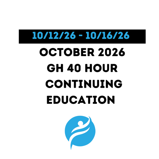 Group Home 40 Hour Initial Certification 10/12/26 - 10/16/26 (Zoom Video)