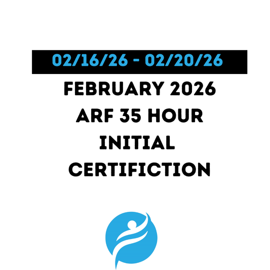 ARF 35 Hour Initial Certification 02/16/26 - 02/20/26 (Zoom Video)