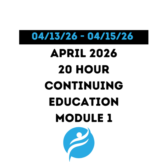 April 2026 | 20 Hour Recertification | 20 Hours (Zoom Video) | Module 1