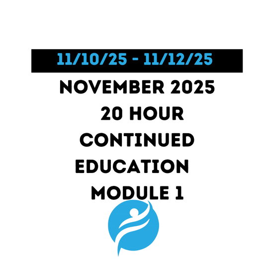 November 2025 | 20 Hour Recertification | 20 Hours (Zoom Video) | Module 1