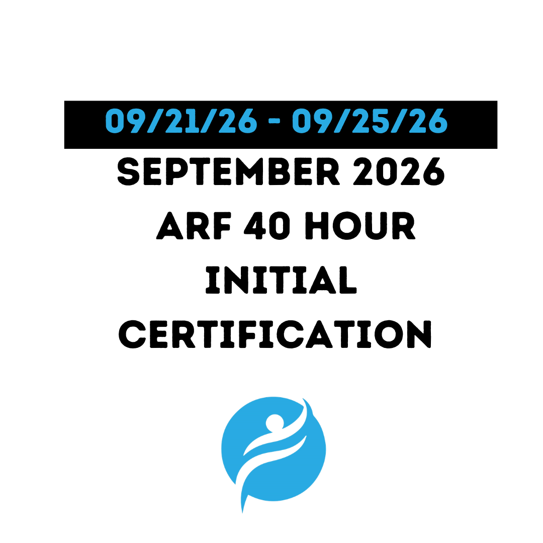 ARF 35 Hour Initial Certification 09/21/26 - 09/25/26 (Zoom Video)