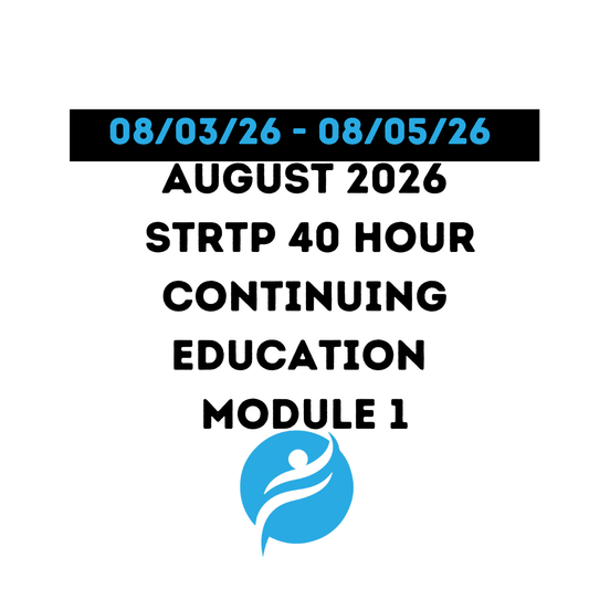 August 2026 | STRTP 40 Hour Recertification | 20 Hours (Zoom Video) |20 Hours Online | Module 1
