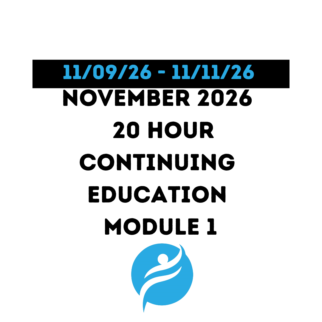November 2026 | 20 Hour Recertification | 20 Hours (Zoom Video) | Module 1