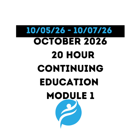 October 2026 | 20 Hour Recertification | 20 Hours (Zoom Video) | Module 1