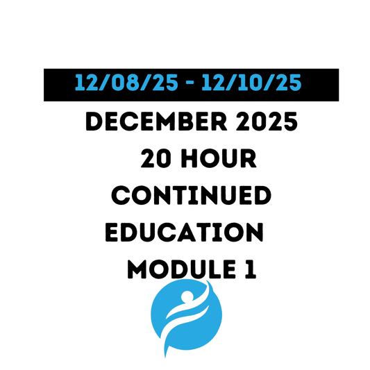 December 2025 | 20 Hour Recertification | 20 Hours (Zoom Video) | Module 1