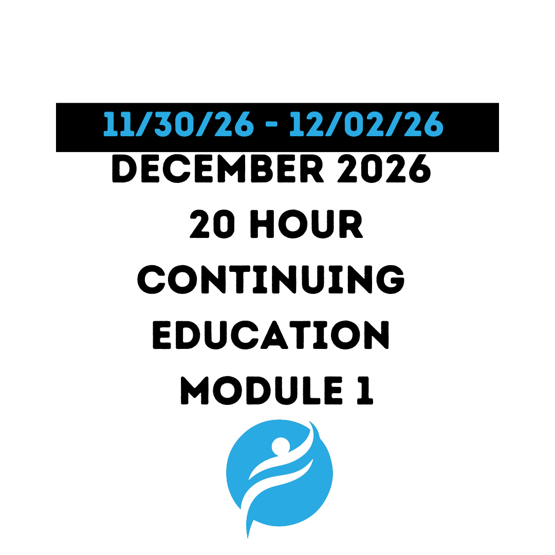December 2026 | 20 Hour Recertification | 20 Hours (Zoom Video) | Module 1