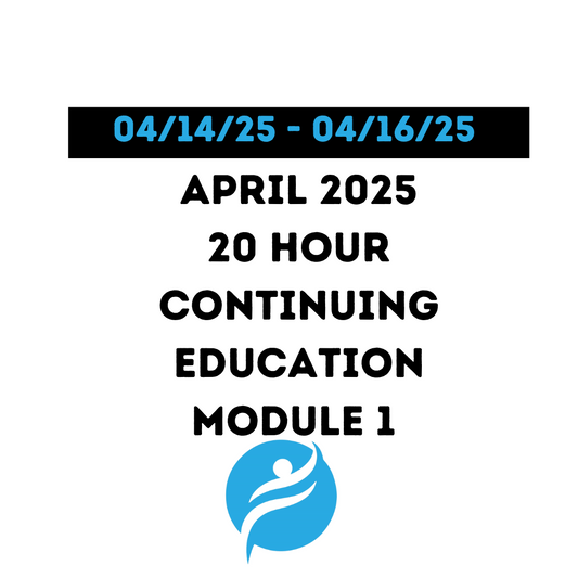 April 2025 | 20 Hour Recertification | 20 Hours (Zoom Video) | Module 1
