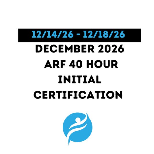 ARF 35 Hour Initial Certification 12/14/26 - 12/18/26 (Zoom Video)